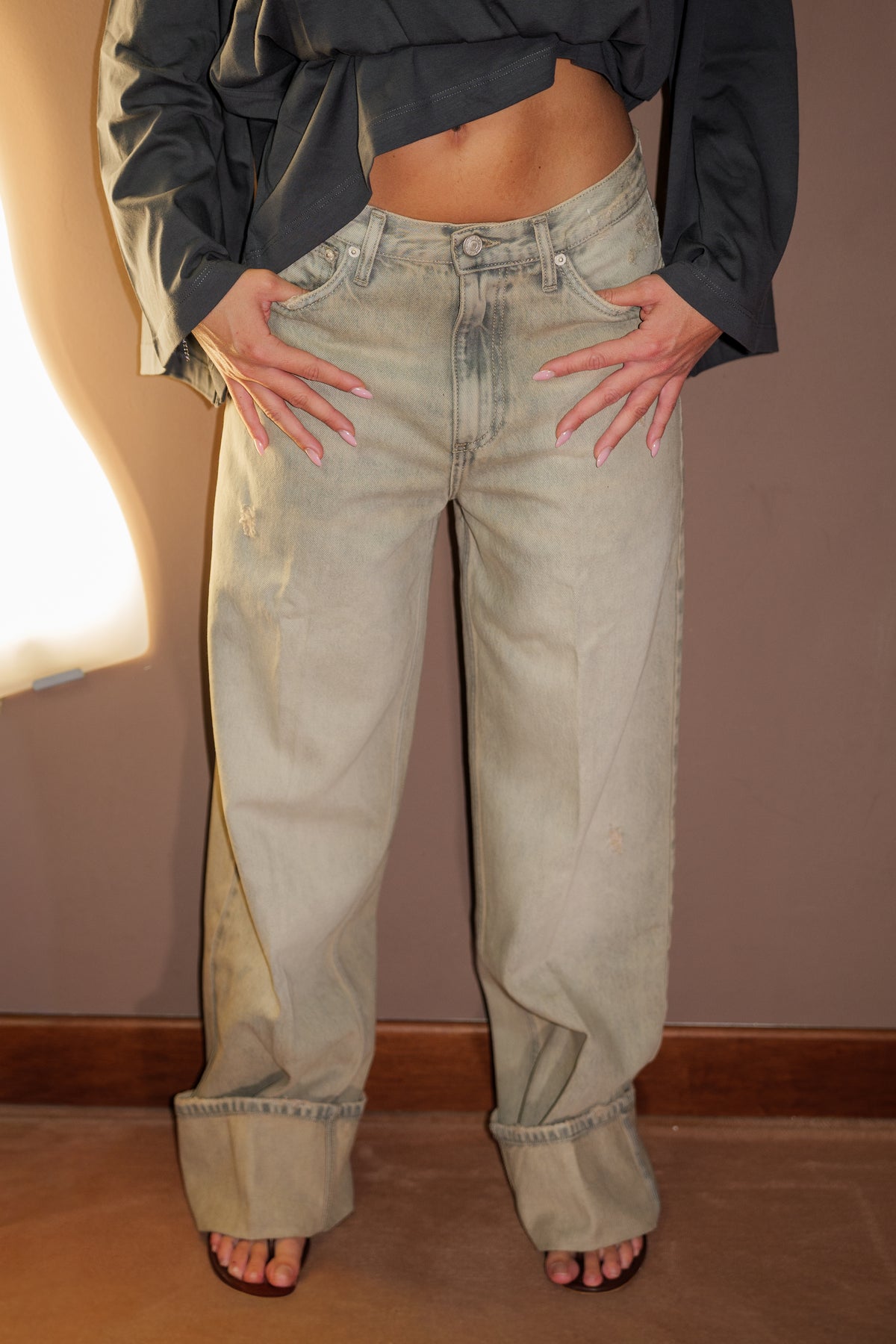 Jeans Xenobia Wide Leg Vintage VICOLO