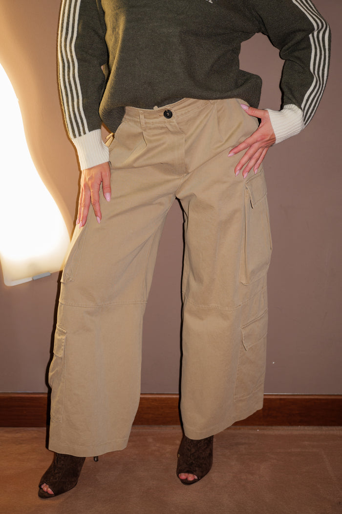 Pantaloni Cargo Sand VICOLO